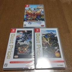 新品未開封　モンスターハンター　ストーリーズ　ダブルクロス　ライズ　switch