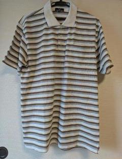 BIRDIE BIRD ストライプ ポロシャツ風　メンズ　トップス　ポケット付