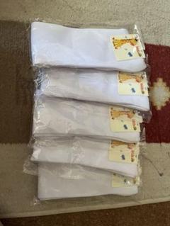 白靴下 17-18cm 5足セット