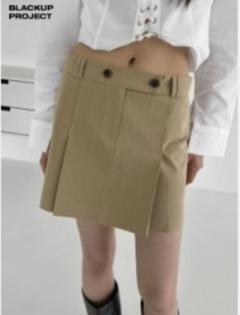 BLACKUP ミニスカート ベージュのサムネイル