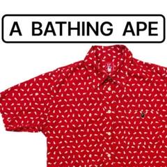 初期 A BATHING APE 総柄シャツ ユニオンジャックタグ アーカイブ