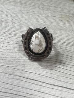 お値下げ インディアンジュエリー ホースシュー リング Silver925