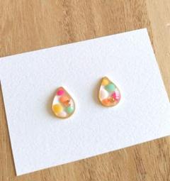 no.6286 ハンドメイド レジン ピアス イヤリング