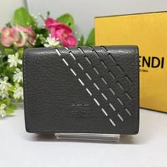 美品　FENDI DEGRADE STITCHING 三つ折り　財布　コンパクト