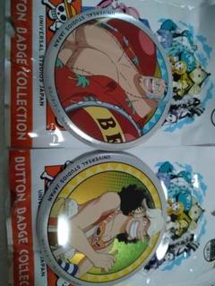 ONEPIECE USJ 2025 プレミアムサマー 缶バッジ 10点セット ワンピース・プレミア・サマー 2025｜ユニバーサル・スタジオ