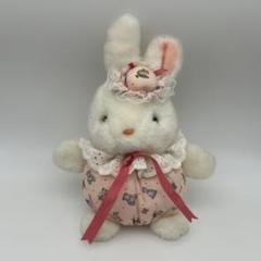★ TAKENOKO プチぶらんで〜と　うさぎ　ぬいぐるみ　レトロ　昭和 レトロ ぬいぐるみ うさぎ 動物 たけのこ TAKENOKO プチぶらんで