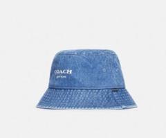 美品 COACH コーチ シグネチャー ハット 帽子 ライトブルー レディース 楽天市場】コーチ レディース（カラーブルー）（帽子｜バッグ