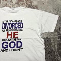 【メッセージT】 90s ビンテージ シングル 半袖tシャツ プリント XL