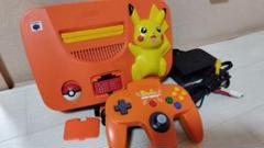 Nintendo64 ピカチュウバージョン　拡張パック付き　オレンジ