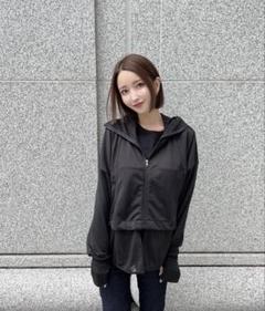しいちゃん♡遮光パーカー*黒*メッシュあり*未着用*しーちゃん