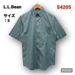 【即購入OK】L.L. Bean ボタンダウン半袖シャツ サイズS グリーンのサムネイル