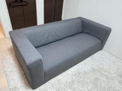 IKEA イケア KLIPPAN クリッパン ソファ レザー 黒 - メルカリ