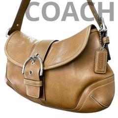 【美品】コーチ ソーホー ワンショルダー 9247 シボ革 レザー c678 美品 コーチ COACH ホーボー hobo ワンショルダーバッグ シボ革
