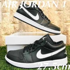 ナイキ エアジョーダン1 ロー NIKE メンズ スニーカー 白 黒 AJ1
