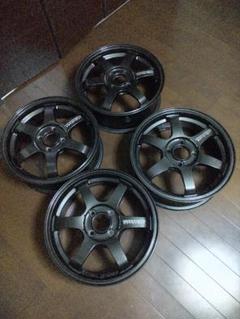 4本 RAYS TE37 C　15インチ6.5J +35 4H-100 レイズ RAYS 送料無料 レイズ VOLK RACING TE37 SONIC CLUB RACER (DM