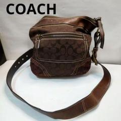 コーチ COACH ショルダーバッグ クロスボディ ミニカメラ ツイード ...