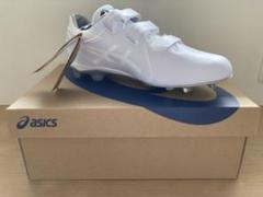 asics NEOCONNECT MG ホワイト スパイクシューズ ベルクロ NEOCONNECT MG ネオコネクト MG | WHITE/WHITE | メンズ ベース