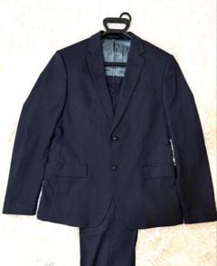 【美品】ZARA ザラ セットアップスーツ ネイビー　 Ｌサイズ相当 美品)ZARA ザラ セットアップ スーツ ブルー ネイビー メンズ 紺