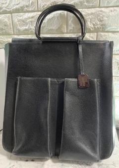 Gucci 黒 レザー ハンドバッグ