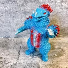 ベロクロン　ウルトラマン 怪獣フィギュア 青赤　1989年製　ソフビ
