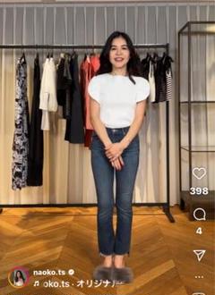 CNラクーンミックスショートダブルカーディガン 辻直子さんコラボ styling/ Naoko Tsuji SPECIAL COLLABORATION