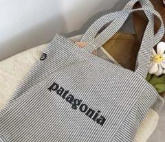 patagonia ショッピングバッグ、キャンバスバッグを回収する