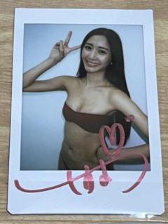 ①斎藤恭代　無敵の女神　DVD 特典　サインチェキ　現場チェキ　直筆サイン ③斎藤恭代 無敵の女神 DVD 特典 サインチェキ 現場チェキ 直筆