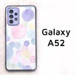Galaxy A52 5G パステル 水玉 カバー