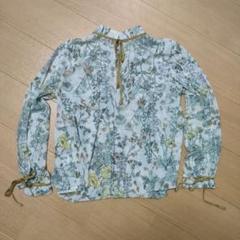 最終値下げ【新品】doll up oops　Ｍ　花柄 長袖ブラウス ハイネック