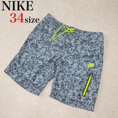 NIKE サーフトランクス　ハーフパンツ　海水パンツ 水着　34サイズ　総柄