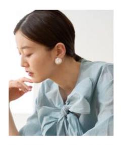 dominique denaive ドミニク ピアス IENA plage Dominique Denaive（ドミニクデネーブ）ピアス・イヤリング 白