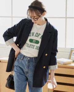 完売品】Angie アンジェ 金ボタン ダブル ブレザー ジャケット M
