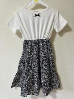 【新品】ILEAIYE ワンピース　ロングワンピース 花柄　100