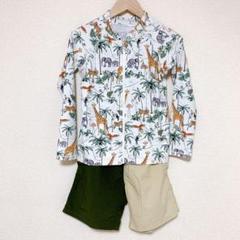 OCEAN & GROUND ソウガラ長袖ラッシュガード&水陸両用パンツ 140