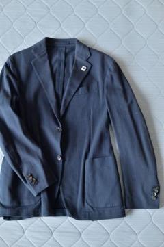 ★極美品 ラルディーニ 春夏 薄手 超高級 ダークネイビー テーラードジャケット 2265604704.jpg?1735026090