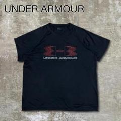 UNDERARMOURアンダーアーマーTシャツ半袖ブラック黒スポーツ古着XXL