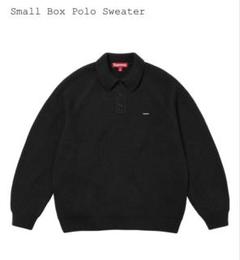 Black XLサイズ Supreme Small Box Polo Supreme Small Box Polo Sweater FW23 4colors Black Ivory Grey