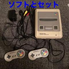 スーパーファミコン 本体 ソフトセット - メルカリ