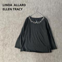 【Linda Allard For Ellen Tracy】長袖ニット　薄手