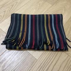 最終価格 Paul Smith マフラー ブラウン ストライプ 新品未使用 ポールスミス Paul Smith マフラー PSライン レッド メンズ