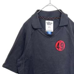【レアコラボ‼️】adidas × アルヤシャ 半袖ポロシャツ 黒 M 古着