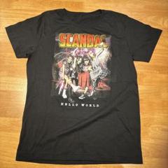 スキャンダル SCANDAL 完全限定生産盤特典 半袖 Tシャツ 黒 バンT スキャンダル SCANDAL 完全限定生産盤特典 半袖 Tシャツ 黒 バン