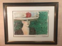 キャサリーンキャディック　銅版画　箱　黄袋　サイン有り　風景画　絵画　版画 絵画 水彩画 仏風景画 直筆 サイン有 Mキョウコの通販 by シー