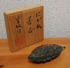 田中篁秋作　螺鈿　内金　香合　共箱　茶道具 田中篁秋作 螺鈿 内金 香合 共箱 茶道具 - メルカリ