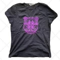 ヴィヴィアンタム　花柄刺繍 半袖Tシャツ 黒　M 日本製 美品】ヴィヴィアンウエストウッド 花柄Tシャツ 黒46 - メルカリ