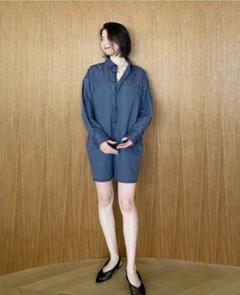 searoomlynn シャツロンパース SeaRoomlynn - OXFORDシャツロンパースの通販 by mnshop｜シー