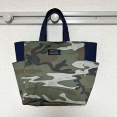 訳あり！再販★岡山デニム　サイドポケット　バッグ　ハンドメイド