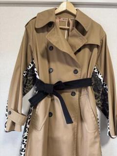 ☆美品☆N°21 ビッグロゴ トレンチコート ウィメンズ 40 BLK ☆美品☆N°21 ビッグロゴ トレンチコート ウィメンズ 40 BLK
