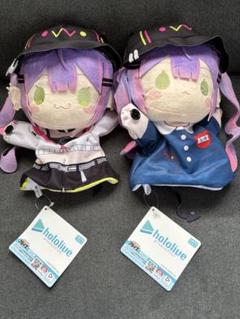 ②ホロライブ　パペットなぬいぐるみ　常闇トワ　2種セット