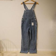 デニムブルー サロペット ワイドレッグ